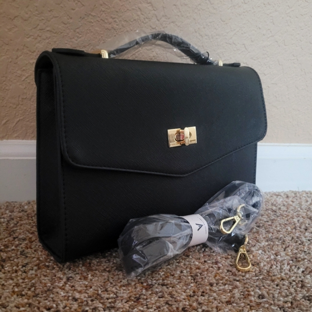 ‼️SALE‼️Vanessa Williams Satchel Crossbody Black Fashion Bag
